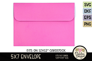 5x7 SVG Envelope Cutting File, a Stationery Template by Clikchic Designs (Thumbnail 2 of 3)