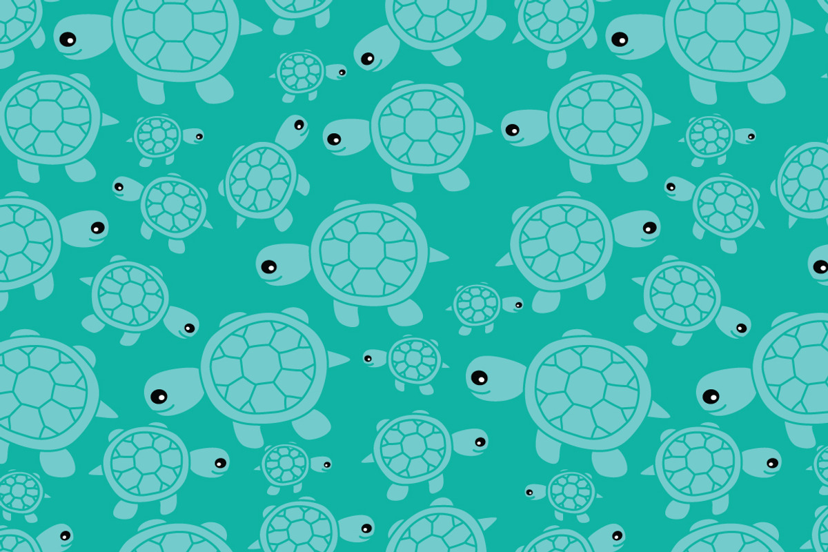 Funny sea. Set of semless patterns., a Pattern Graphic by tamara.comotomka (Photo 4 of 4)
