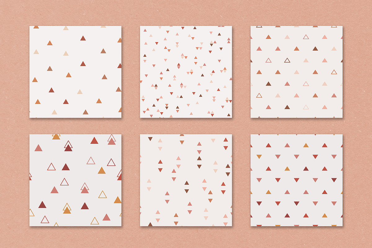 Triangle Patterns - Desert Palette, a Pattern Graphic by Megs Lang (Photo 6 of 6)
