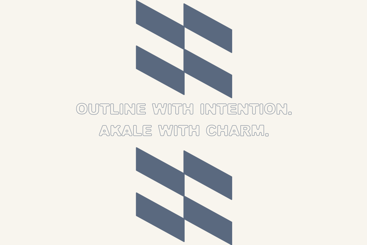 Akale Hand-Drawn Outline Font, a Sans Serif Font by Cosy Fox (Photo 6 of 7)