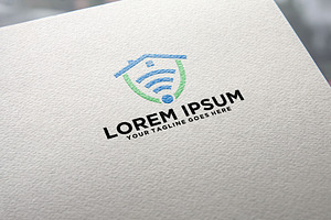 Smart Home Security logo idea, a Branding & Logo Template by REDVY CREATIVE