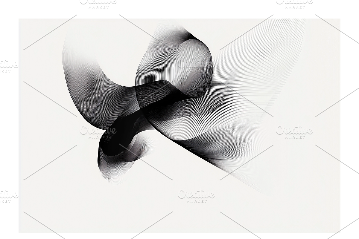 Miba Co · B&W Abstract Minimalism, a Texture Illustration by milatovar (Photo 14 of 20)