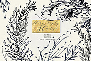 Florygraphy STARS. Ink clipart, a Texture Illustration by LABFcreations (Thumbnail 4 of 4)