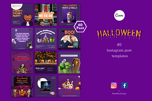Halloween Social Media Template
