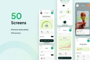 LifeFit - Diet Planner App UI Kit