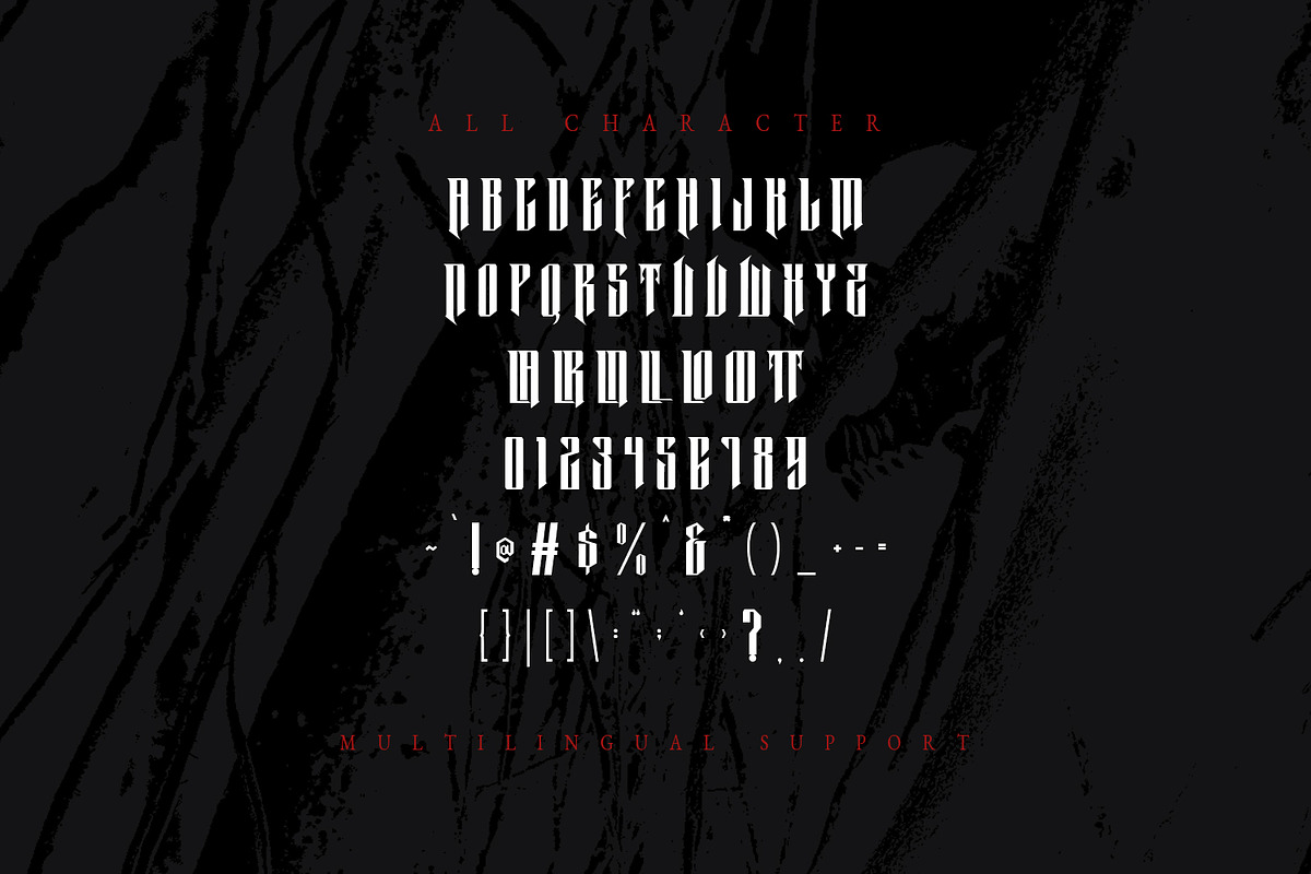 Laruz Lomer Blackletter Display Font, a Blackletter Font by Maulana Creative (Photo 5 of 7)