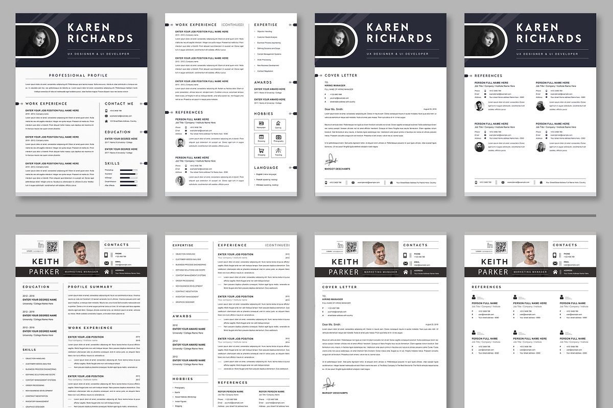 JOB WINNING RESUME - 50 TEMPLATES, a Resume Template by ResumeInventor (Photo 29 of 184)