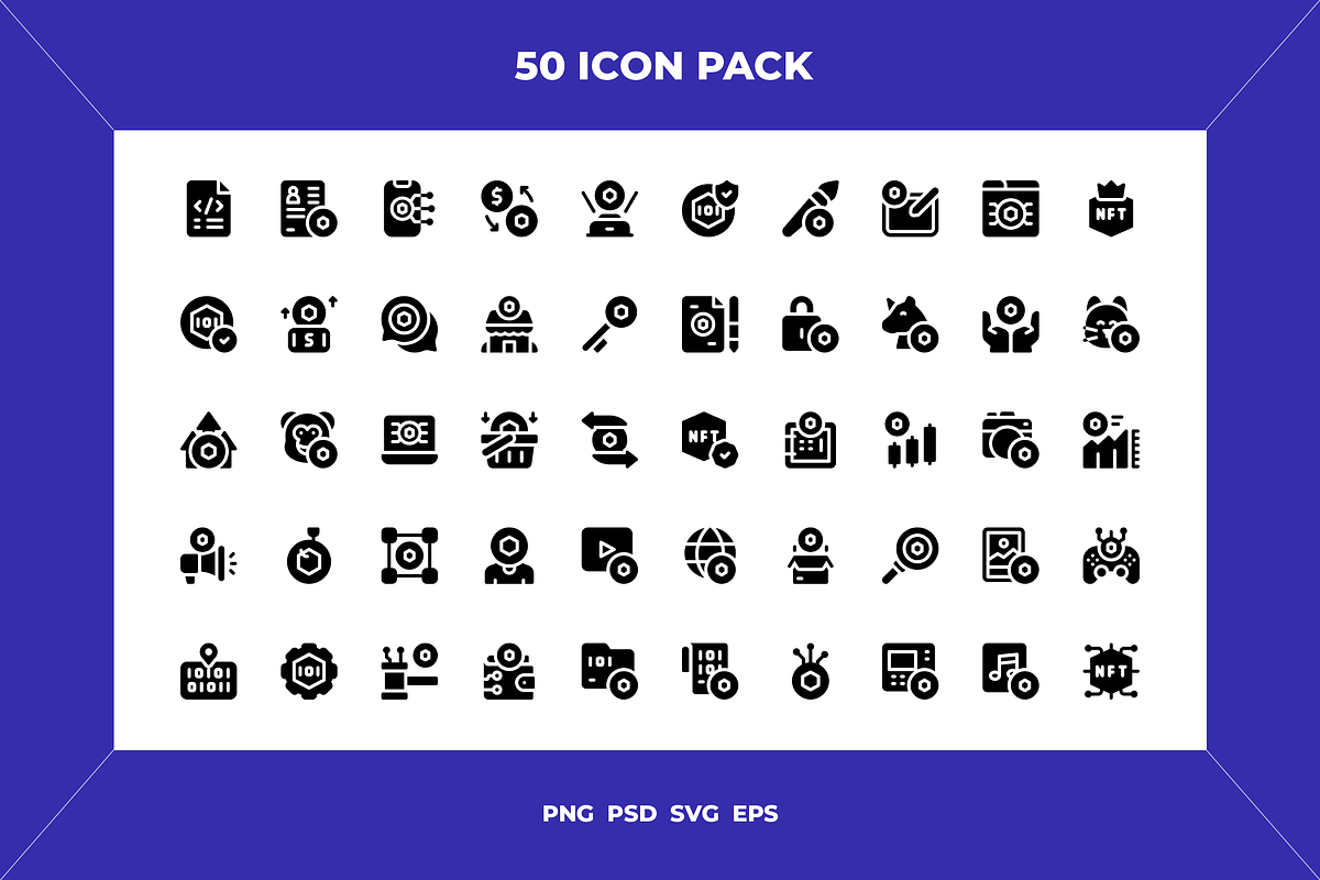 Nft icons, an Outline Icon by Wencory (Photo 1 of 2)