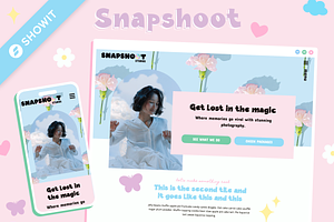 Snapshoot Showit Website Template