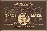 Daymand - Serif Typeface, a Serif Font by Illousa (Thumbnail 1 of 10)