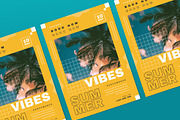 Summer Party Instagram Post Flyer, a Flyer Template by Tokosatsu (Thumbnail 4 of 4)
