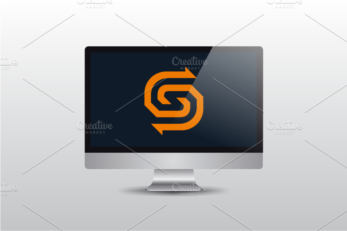 Sync Arrow - Letter S Logo, a Branding & Logo Template by yopie