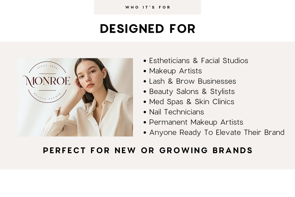 Luxury Beauty Logo Kit | Canva, a Branding & Logo Template by BrandhavenStudio (Photo 4 of 10)