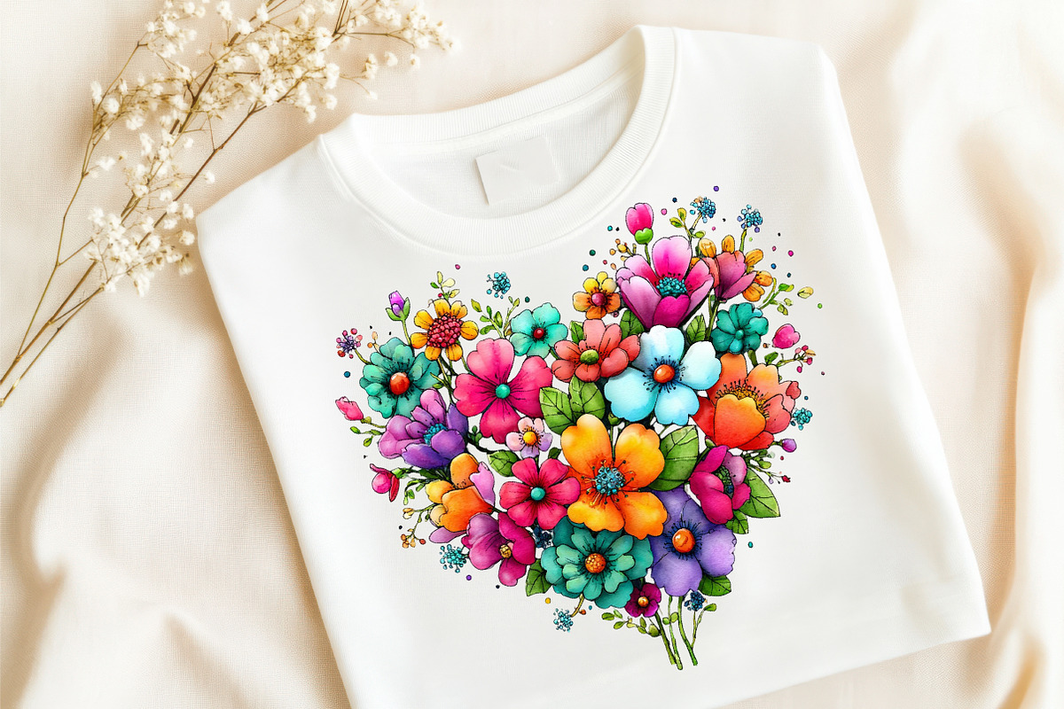 Whimsical Spring Wildflower Clipart, an Illustration by GatewayDesign (Photo 3 of 5)