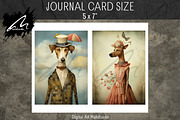 Whimsical Surreal Dog Portrait, an Animal Illustration by Digital Art Mahdiseño (Thumbnail 6 of 9)