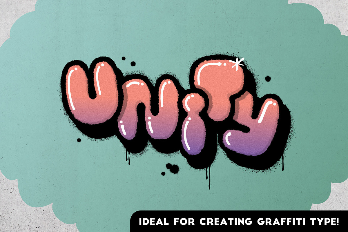 Spray Paint Brushes, a Brush Add-On by The Artifex Forge (Photo 3 of 9)
