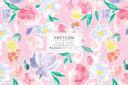 Water colour floral print, a Graphic by Print Diaries (Thumbnail 1 of 3)