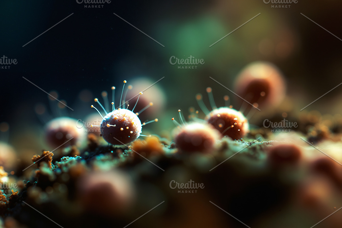 52 Fictional Microscopic Organisms, an Abstract Photo by h.utomo (Photo 49 of 52)