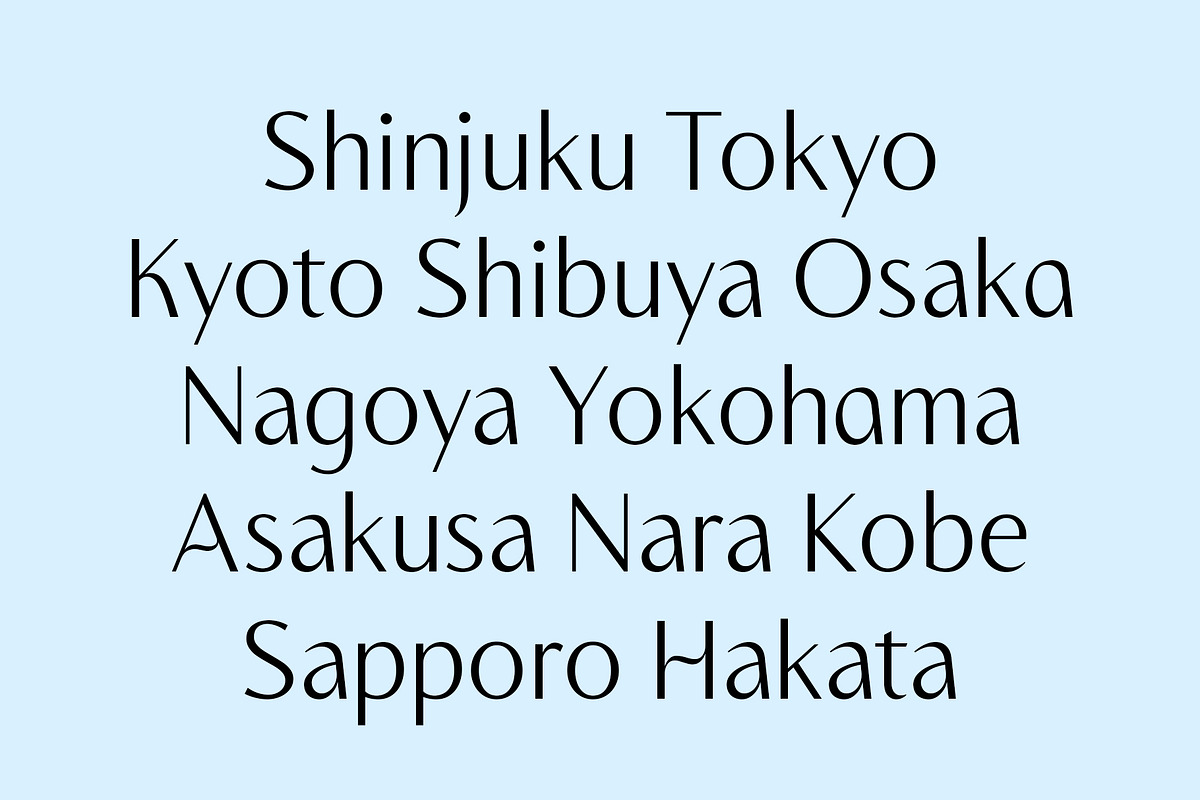 ED Amakusa - Modern Display Font, a Sans Serif Font by Emyself Design (Photo 10 of 12)