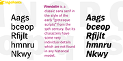 Wendelin Pro, a Sans Serif Font by ingoFonts (Thumbnail 4 of 10)