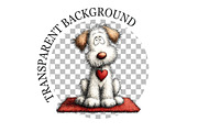 Whimsical Valentine Dogs Clipart, a Seasonal Illustration by Rose Art (Thumbnail 6 of 6)
