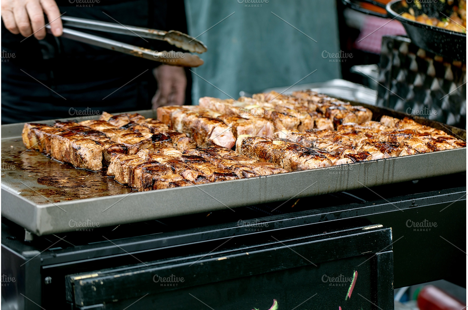 Grilled Meat Cooking On Outdoor, a Food & Drink Photo by Natasha Breen