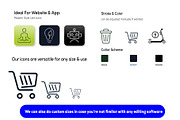 Ultimate bundle Icon set – 2,000+, an Outline Icon by Icons (Thumbnail 3 of 9)