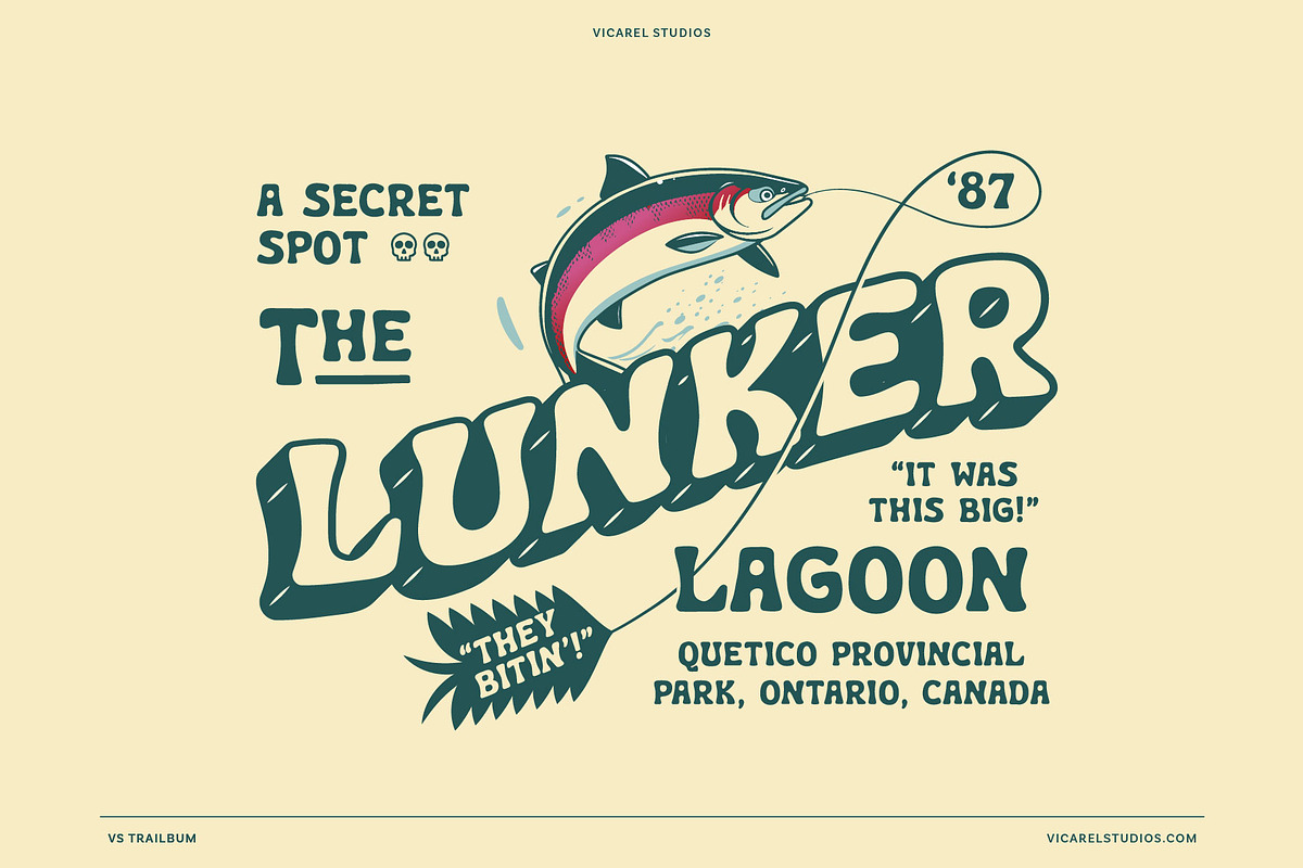 Trailbum – National Park Font, a Sans Serif Font by Vicarel Studios (Photo 2 of 18)