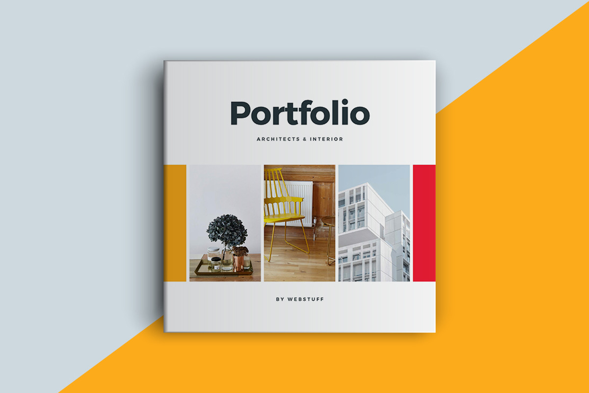 Square Portfolio Brochure Template, a Brochure Template by RWstudio (Photo 1 of 6)
