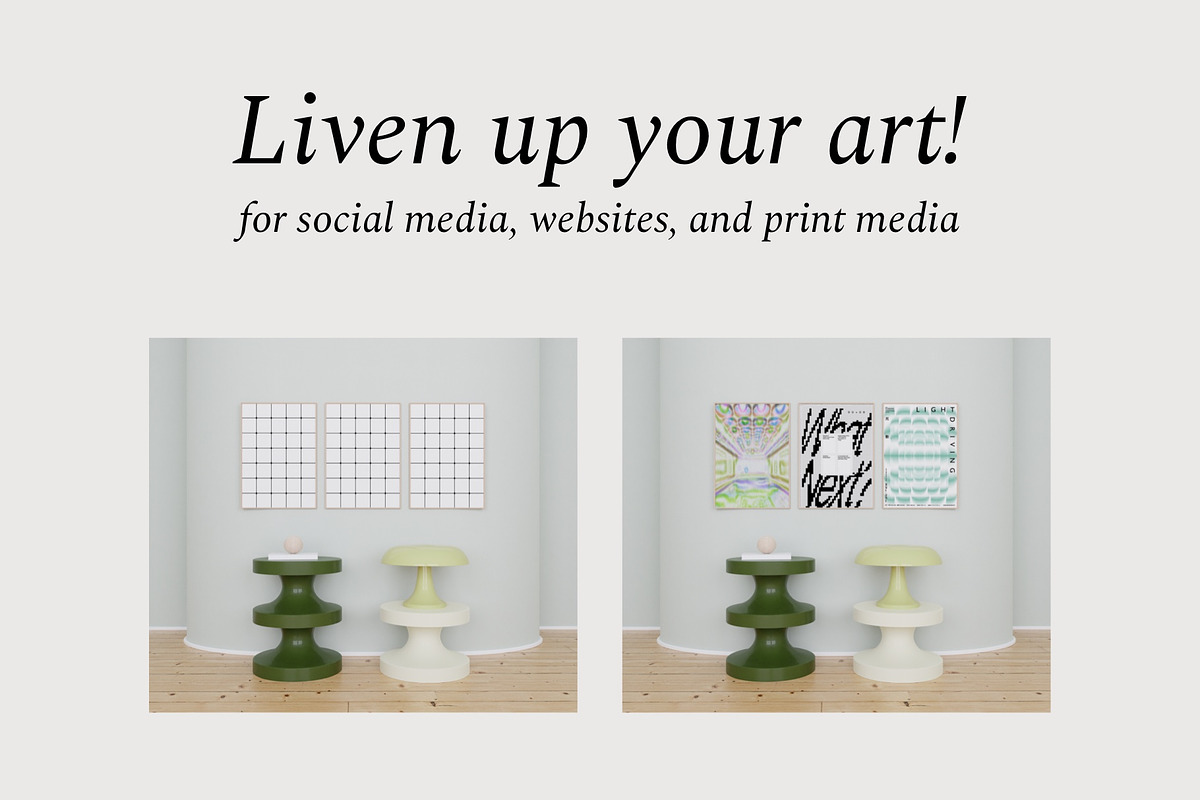 Framed Posters Mockups For Prints, a Print Template by Bonumo (Photo 5 of 10)