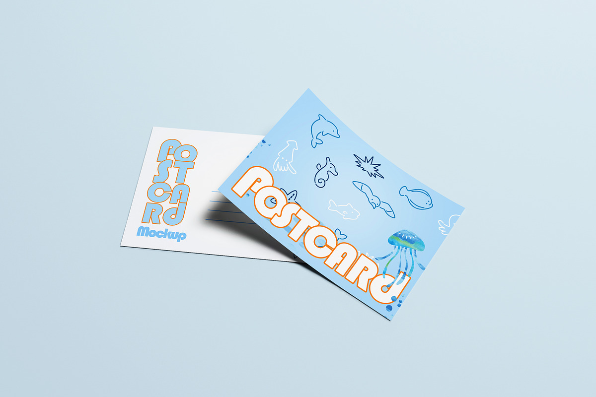 Postcard / Greeting Card Mockups, a Mockup by Defa Visual (Photo 4 of 13)