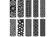 Black Lasercut Panel Bundle, an Object Graphic by Designer_Momina (Thumbnail 11 of 13)