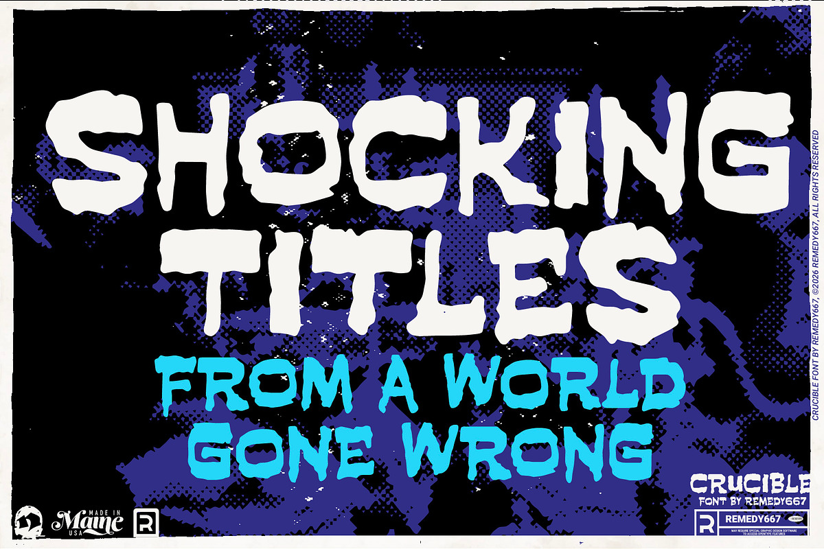 Crucible - Mid Century Font, a Handwritten Font by Remedy667 (Photo 2 of 7)