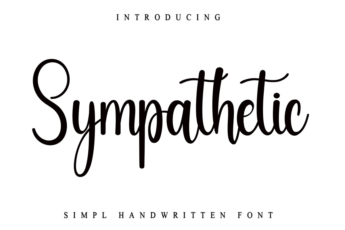 Sympathetic, a Handwritten Font by FreshTypeINK (Photo 1 of 6)