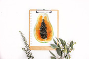 Tropical Asian fruits watercolors, a Food Illustration by LABFcreations (Thumbnail 6 of 6)