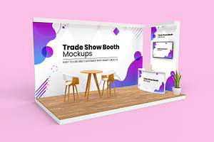 Trade Show Booth Displays Mockup