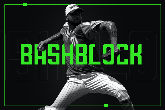 Bashblock Display Font