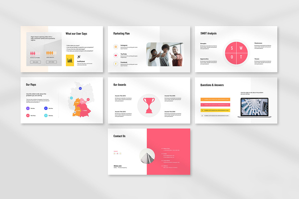 Pitch Deck Presentation, a Presentation Template by KreateTribe (Photo 4 of 5)