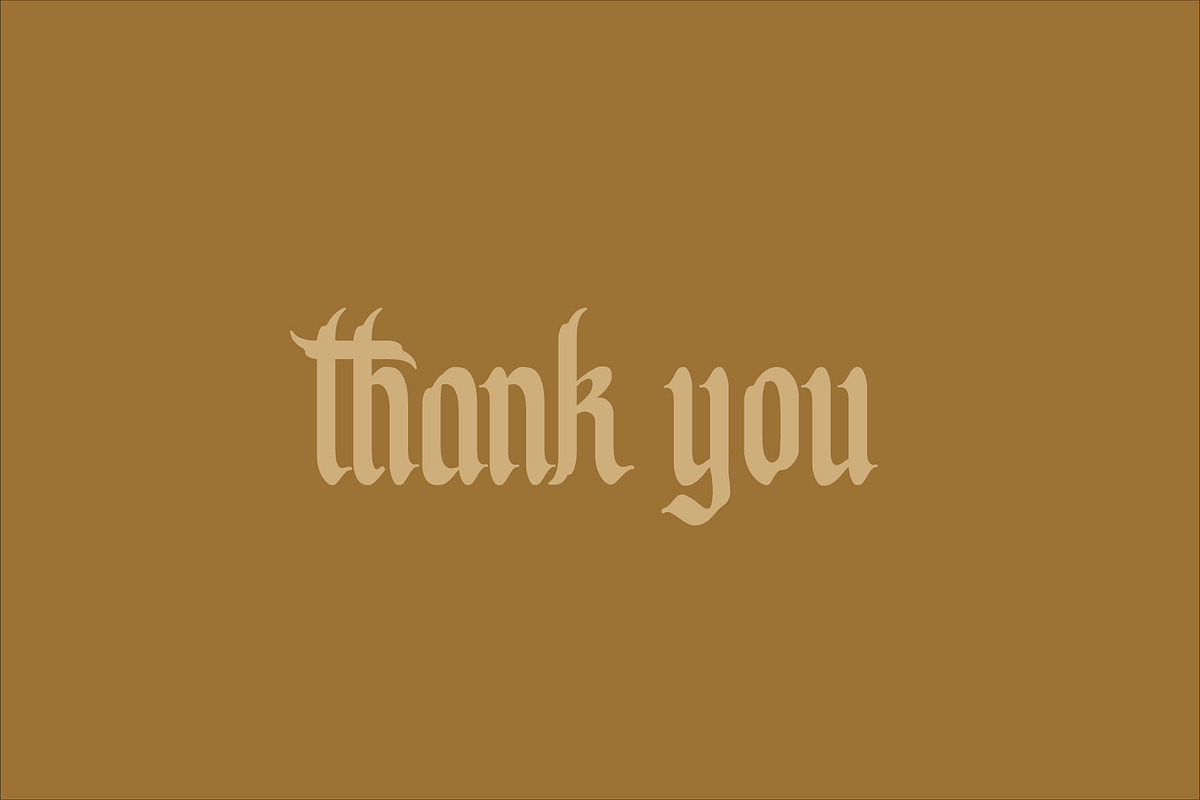 Calathea Blackletter Font, a Blackletter Font by dansdesign (Photo 6 of 6)