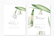 Watercolor Snowdrops, an Object Illustration by Olga Koelsch (Thumbnail 6 of 8)
