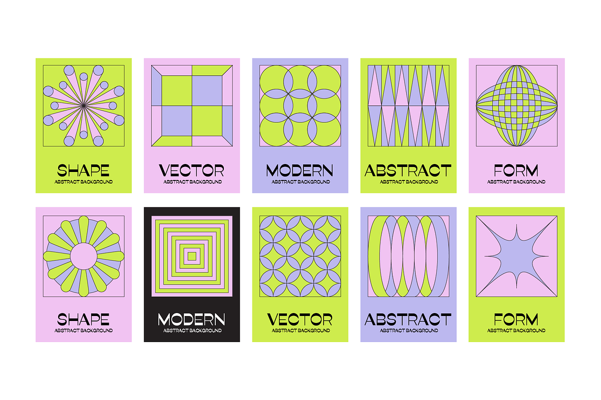 Geometry - vector design elements, an Object Graphic by venimo (Photo 4 of 7)