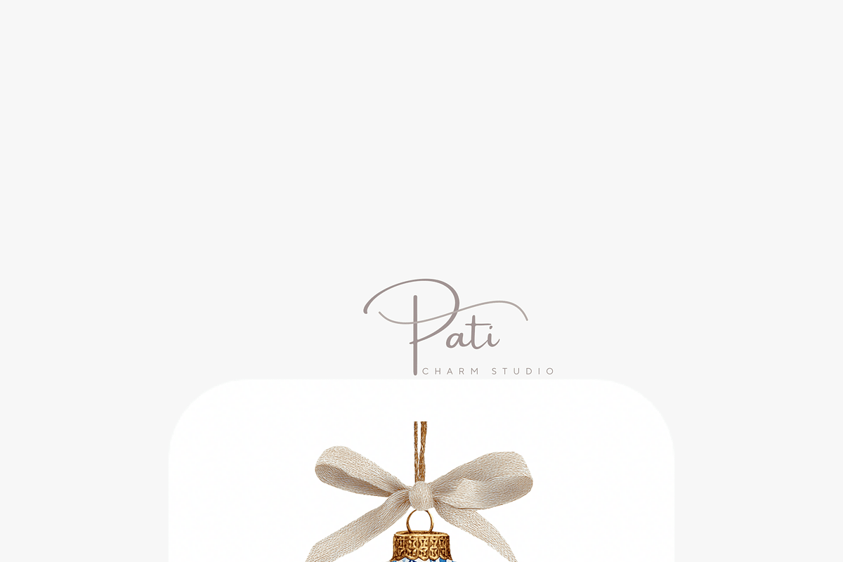 Christmas Baubles Clipart Set, a Decorative Illustration by Pati Charm Studio (Photo 6 of 8)