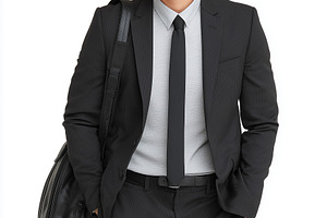 Confident smiling asian businessman, a Business Photo by MistyDay