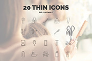 20 Barber Icons in 3 styles, an Icon by IconUncle (Thumbnail 4 of 4)