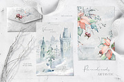 Winter Watercolors&Alphabets, a Decorative Illustration by Eva Katerina (Thumbnail 6 of 23)