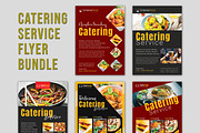 Catering Service Flyer Bundle, a Flyer Template by graphicsunday (Thumbnail 1 of 6)