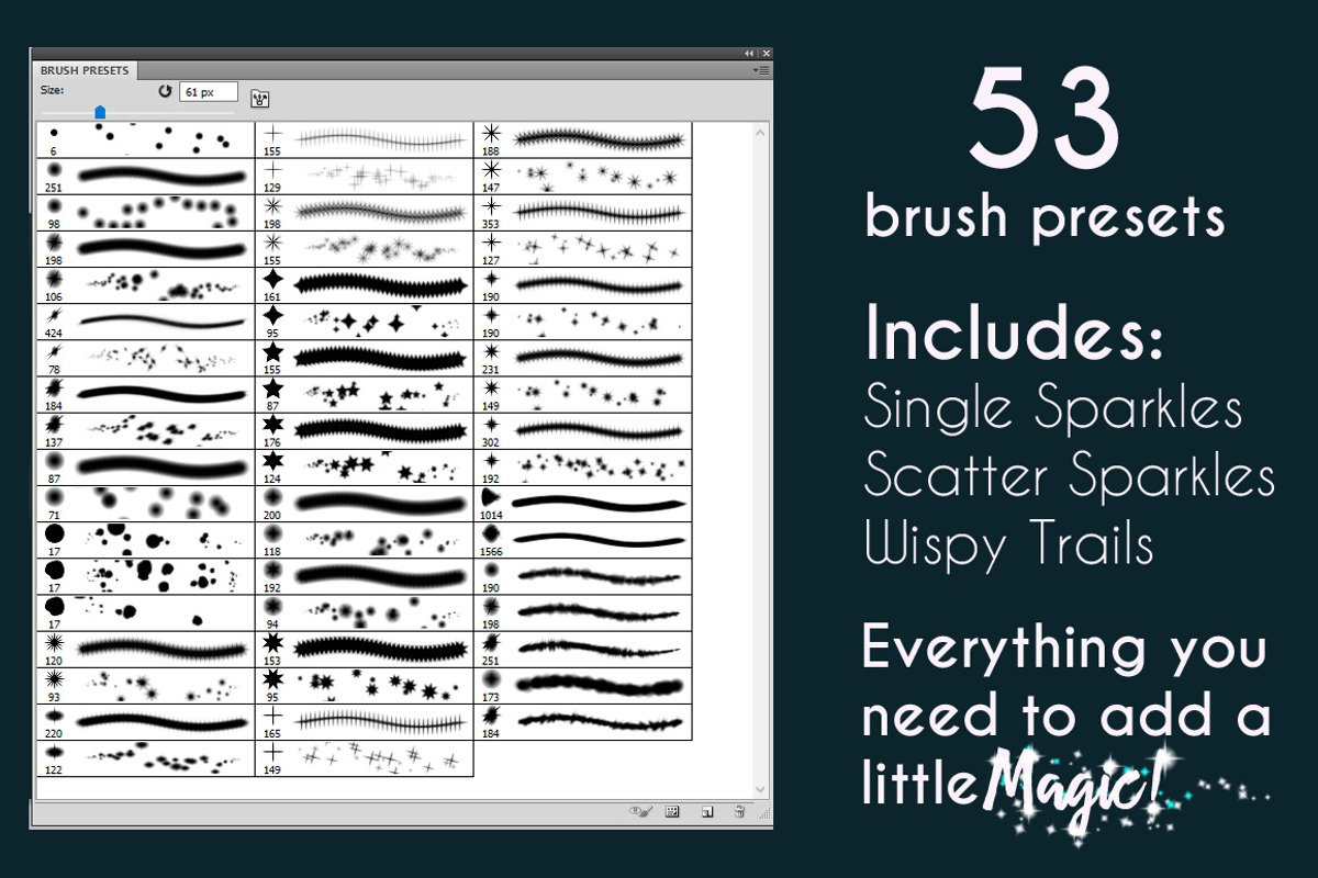 Sparkle and Glitter Bundle, a Brush Add-On by Transfuchsian (Photo 3 of 5)