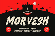 Morvesh, a Blackletter Font by graphicook (Thumbnail 1 of 10)