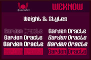 Garden Oracle Font, a Sans Serif Font by weknow (Thumbnail 7 of 8)