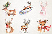 Magical Reindeer Christmas Clipart, an Animal Illustration by RobertsArt (Thumbnail 7 of 7)